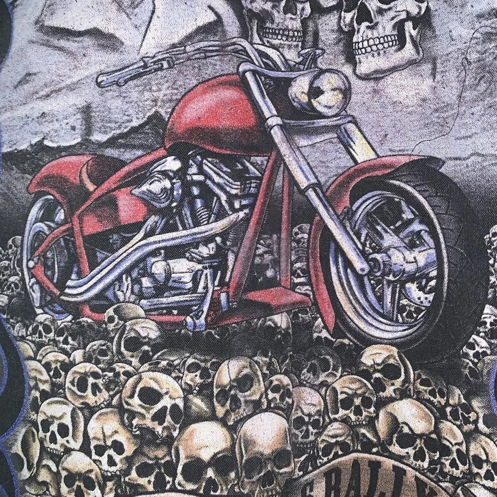 VTG Biker Design Mens Sturgis 2006 Black Hills Rally Sleeveless Gray Shirt 2XL - Picture 3 of 7
